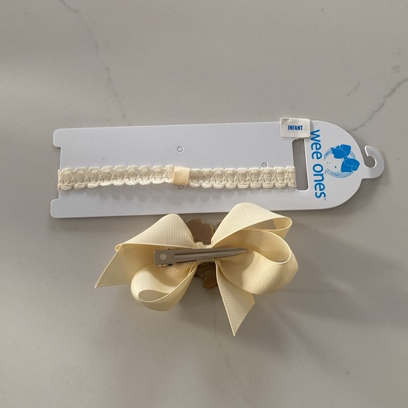 Wee Ones Turkey Bow Headband - Picture 3 of 4